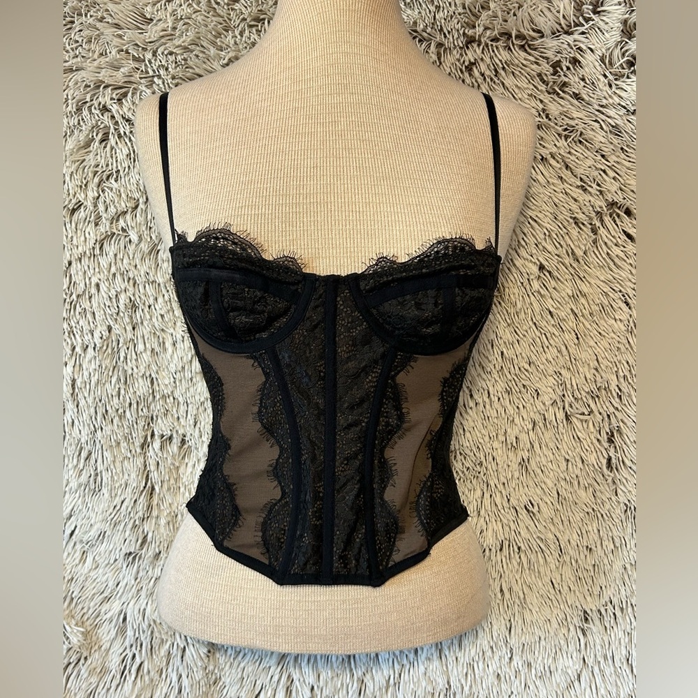 Urban Outfitters Black Lace Shapewear